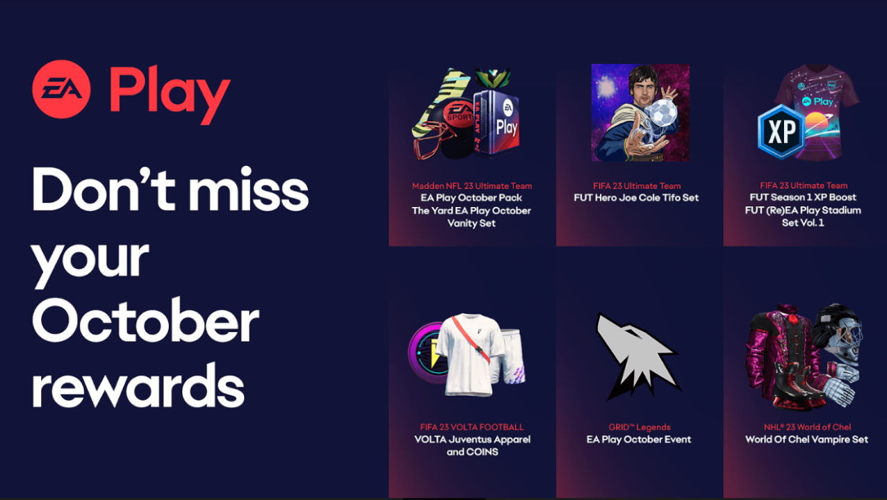 October EA Play Sports Game rewards announced